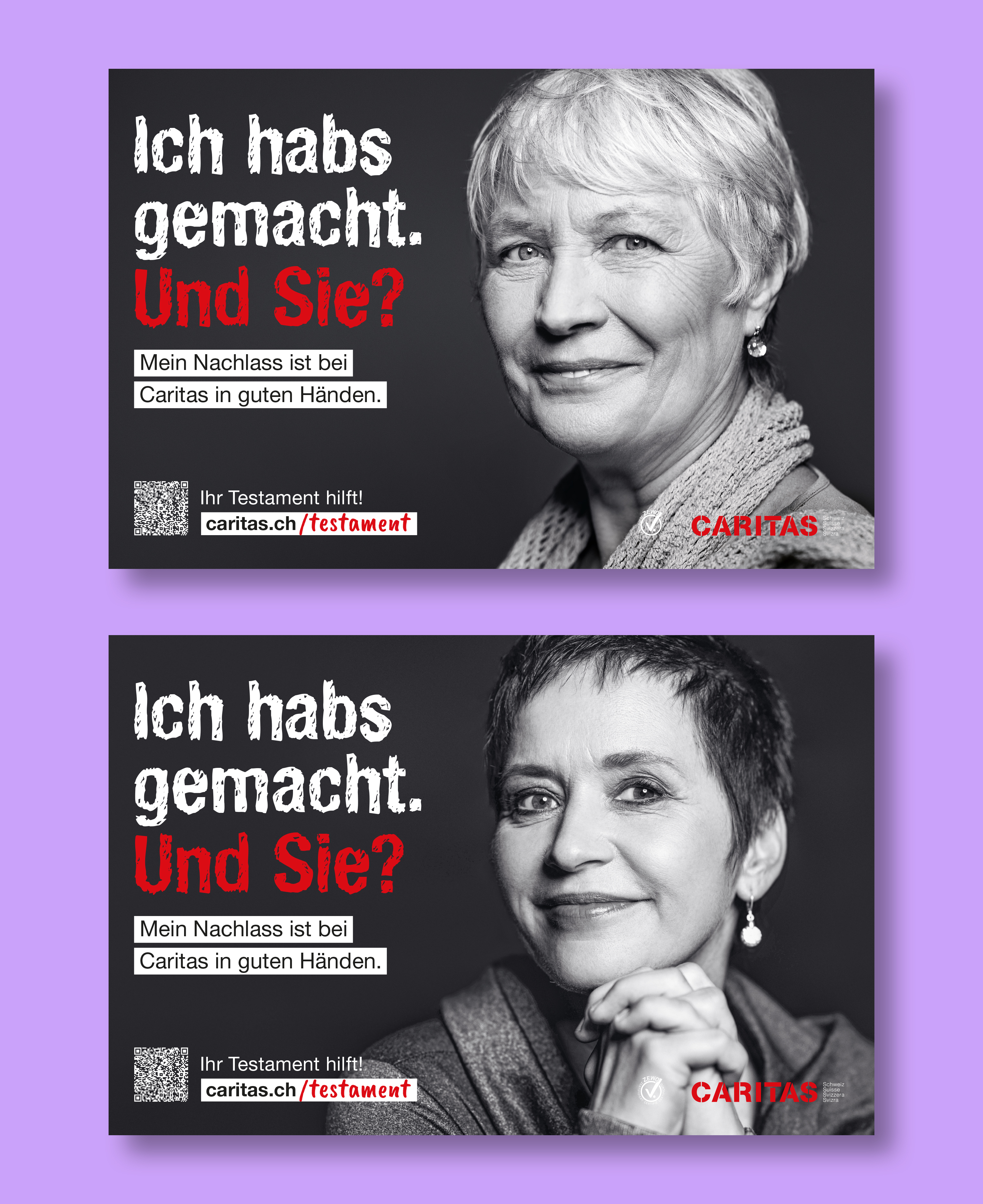 Caritas neue Kampagne Zeitungs Mockup 2