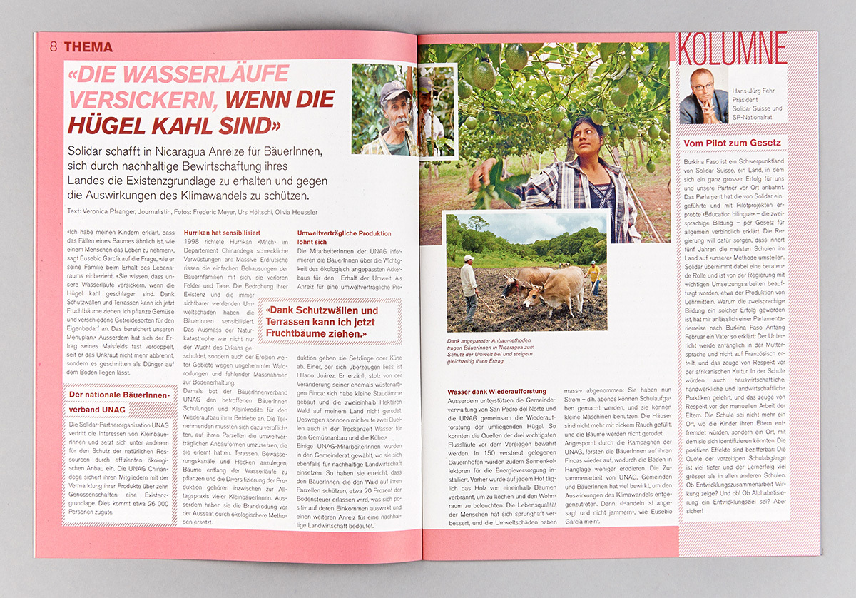 Solidar Suisse Magazin Inhalt 02