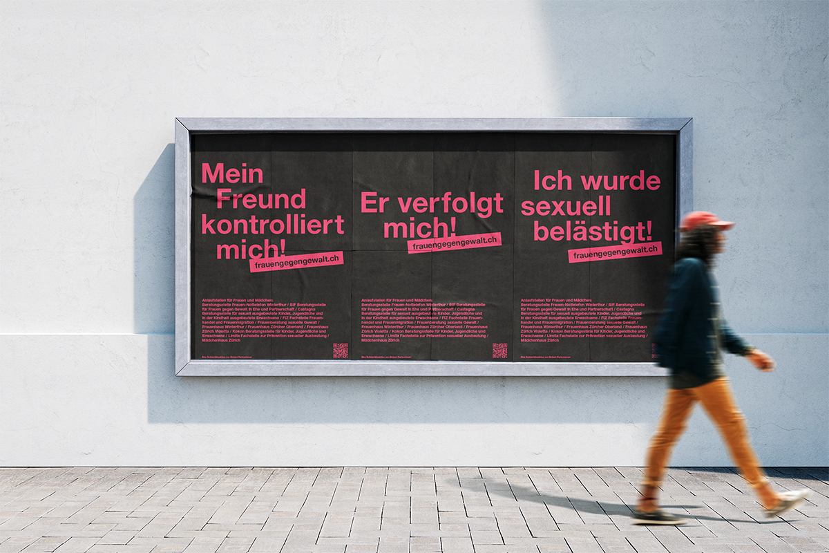 Frauen gegen Gewalt Bild Plakat Mockup 1