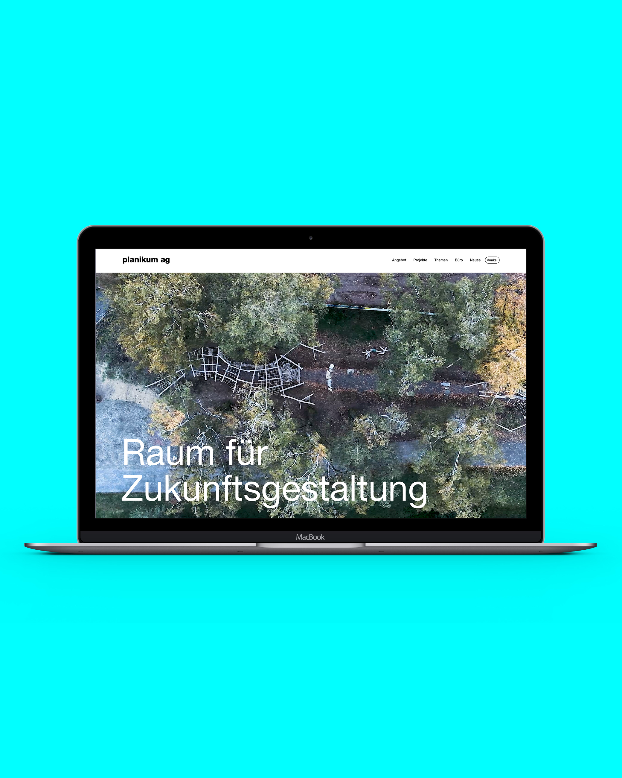 Planikum AG Website Design Desktop