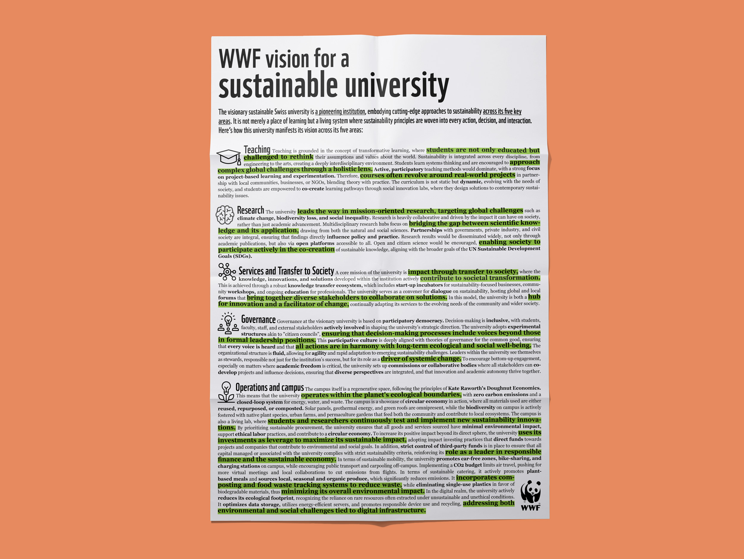 WWF Manifest Poster Mockup